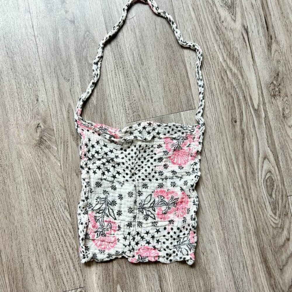 Free People Linen Boho Market Shopping Tote